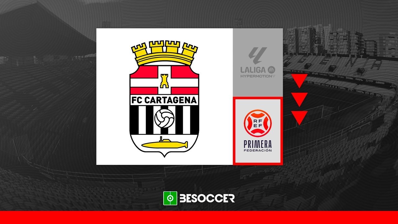 El Cartagena desciende a Primera Federación. BeSoccer