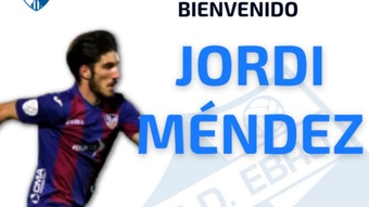 Jordi Méndez, al CD Ebro. CDEbro