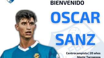 Óscar Sanz, al Ebro. CDEbro