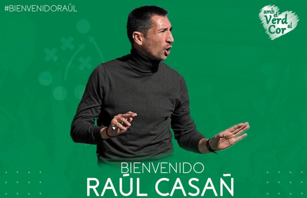 Raúl Casañ, nuevo entrenador del Cornellà. UECornellà