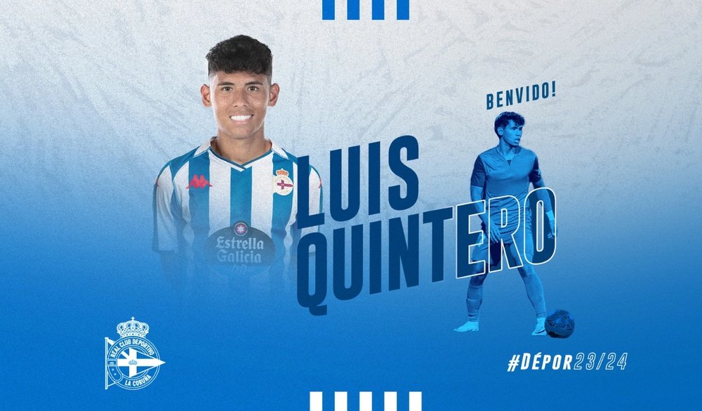 El Déport se hace con la cesión de Luis Quintero. DeportivoDeLaCoruña