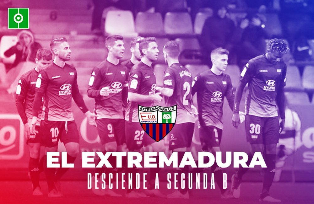 El Extremadura desciende a Segunda División B. BeSoccer
