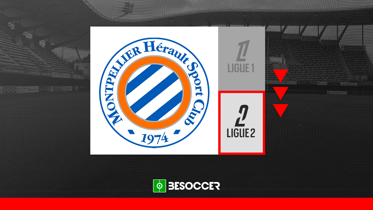 L'ultimo campione prima del grande PSG retrocede in Ligue 2