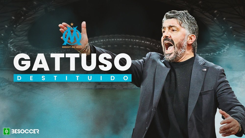 Gattuso destituido como entrenador del Olympique de Marseille. BeSoccer