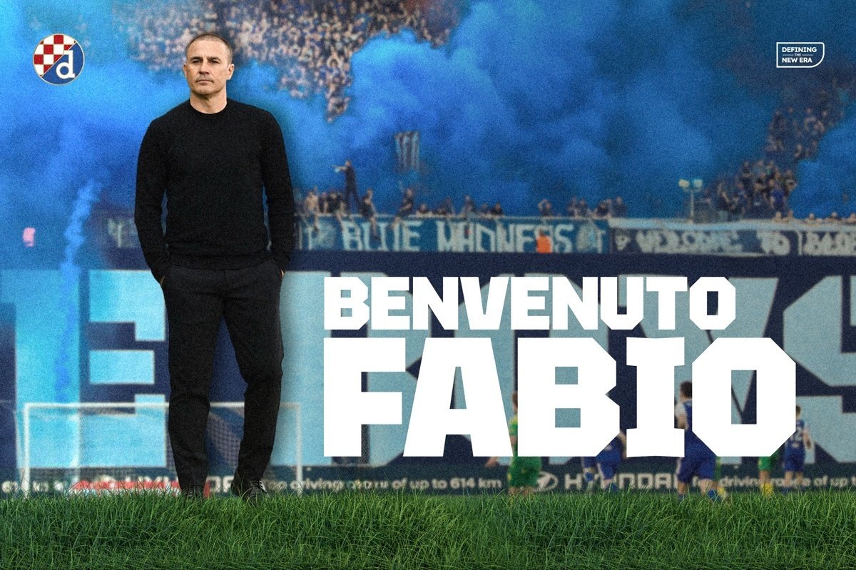 Dinamo Zagreb announced on Sunday via their official channels the signing of Fabio Cannavaro for the remainder of the season. A new chapter in the coaching career for the Italian coach, who replaces Nenad Bjelica.