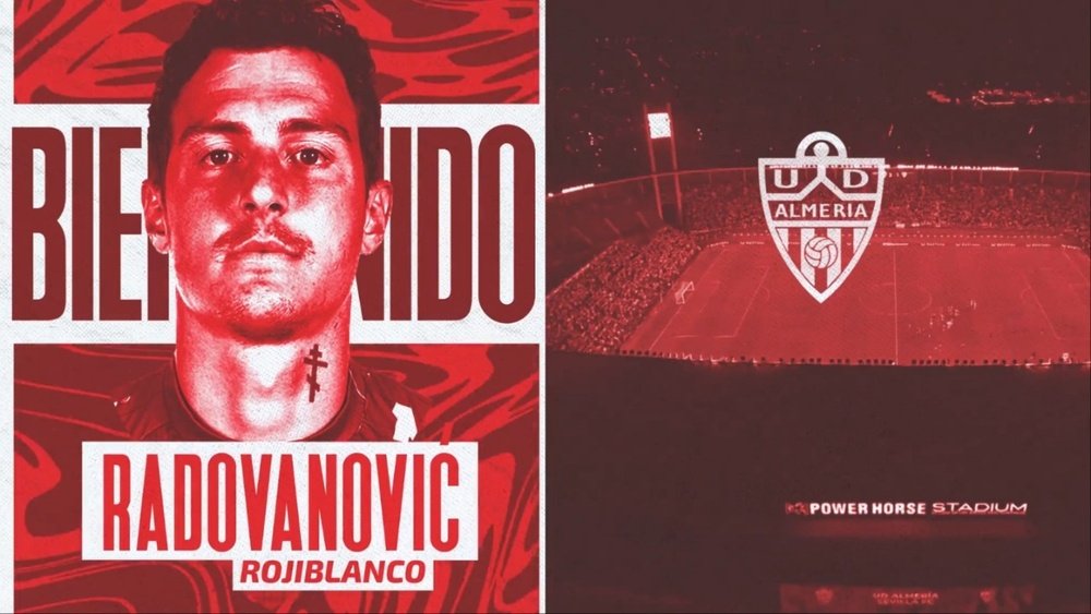 Radovanovic signe à Almería. U_D_Almeria