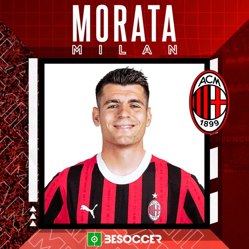OFFICIEL: Morata rejoint le Milan. BeSoccer