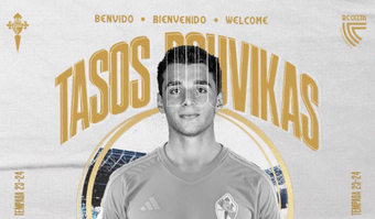 El Celta ha fichado al delantero griego Anastasios Douvikas. Llega procedente del Utrecht por 12 millones de euros. El jugador de 24 años acabó la pasada temporada como máximo goleador de la Eredivisie con 19 tantos en 32 encuentros.