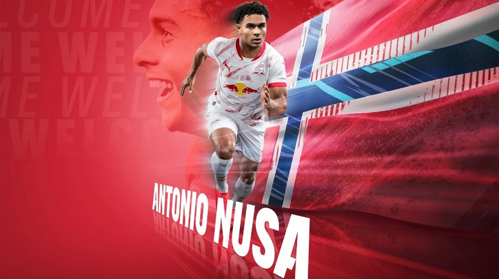 El RB Leipzig ficha a Nusa, heredero de Dani Olmo. RBLeipzig