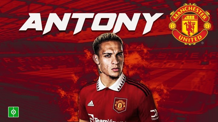 Antony signe à Manchester United. BeSoccer