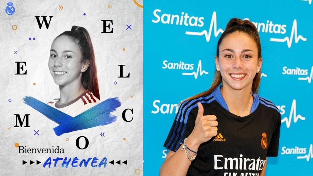 Athenea, nueva jugadora del Real Madrid. RealMadridFemenino