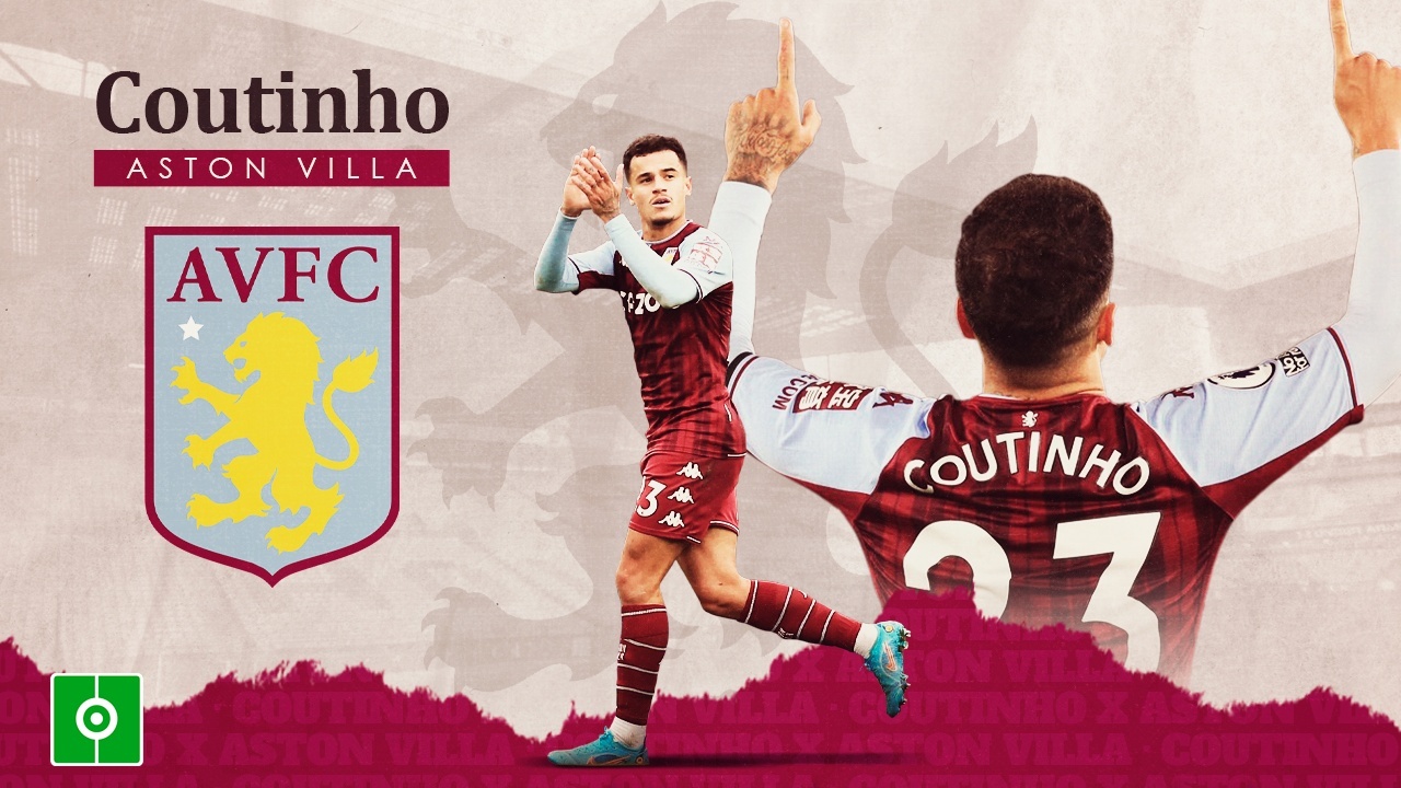 Aston Villa complete permanent signing of Phillipe Coutinho from Barcelona  - Eurosport