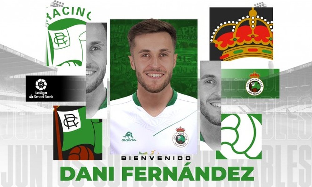 El Racing incorpora a Dani Fernández a la plantilla. RealRacingClub