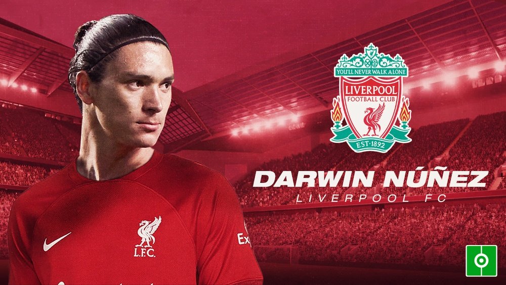 Darwin Núñez es nuevo jugador del Liverpool. BeSoccer