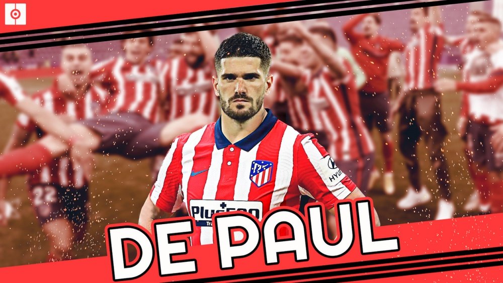 De Paul se comprometió con el Atlético para las próximas cinco temporadas. BeSoccer