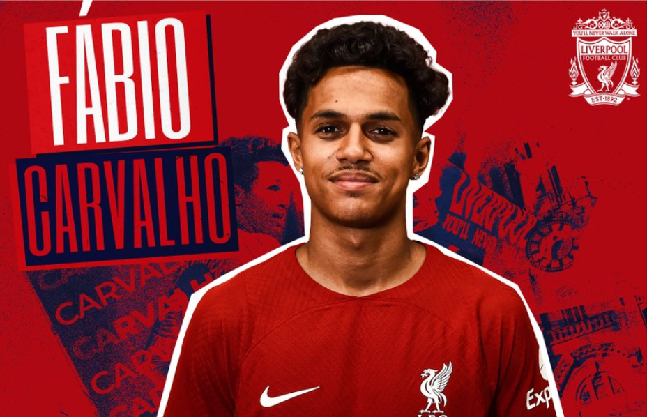 Official Liverpool Sign Fabio Carvalho