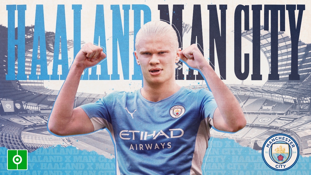 Haaland Chooses No 9 Manchester City Shirt  Footy Headlines