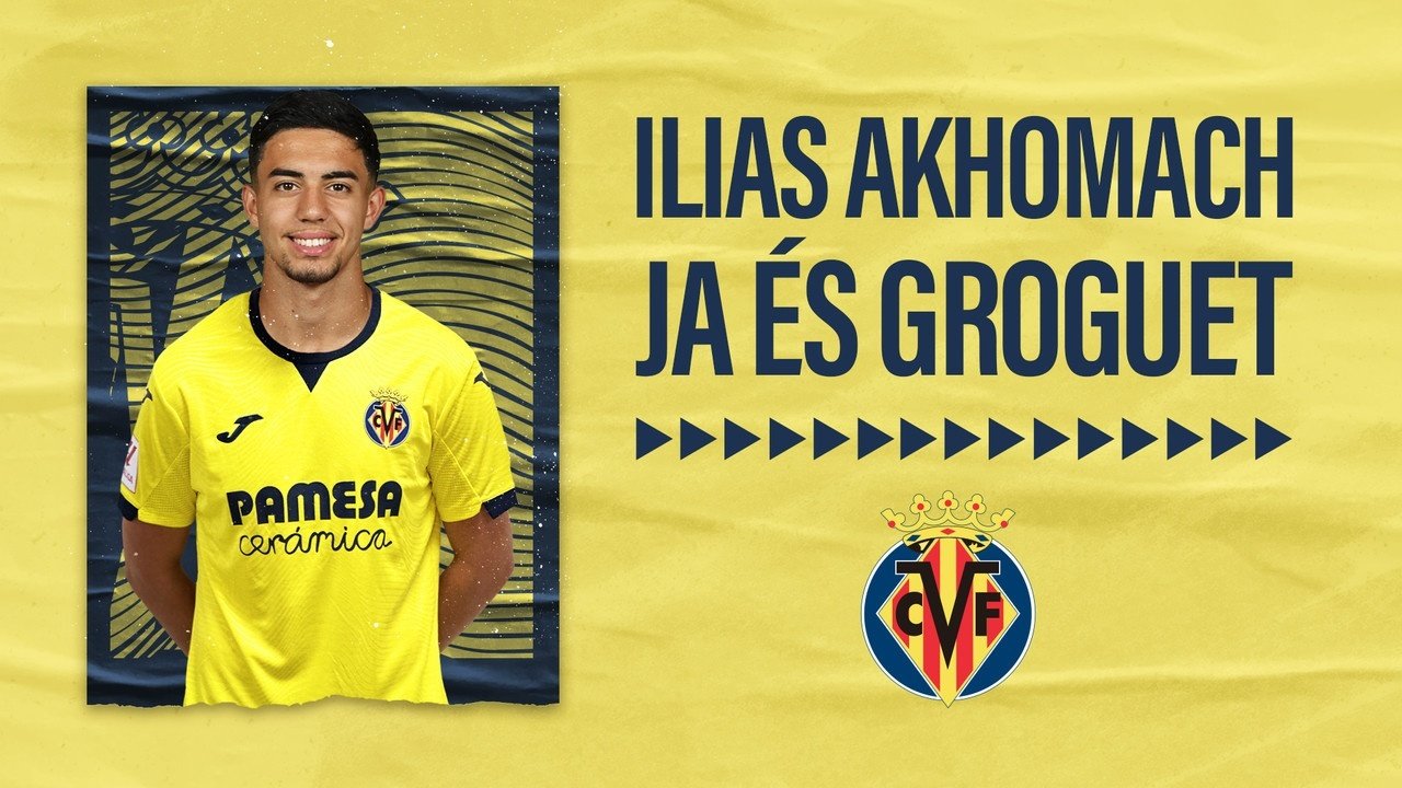 Ilias Akhomach abandona el Barça y ficha por el Villarreal. VillarrealCF