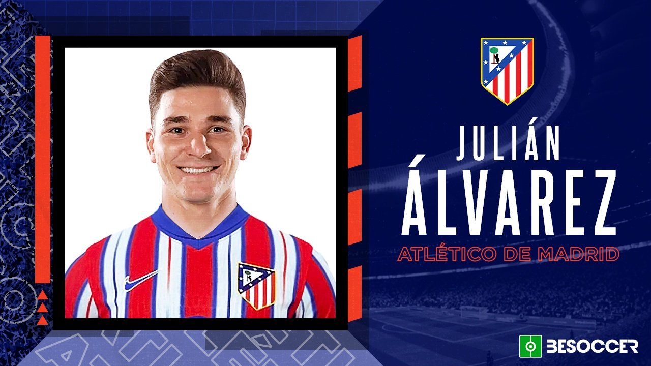 Julián Álvarez firma por 6 temporadas con el Atlético de Madrid. BeSoccer