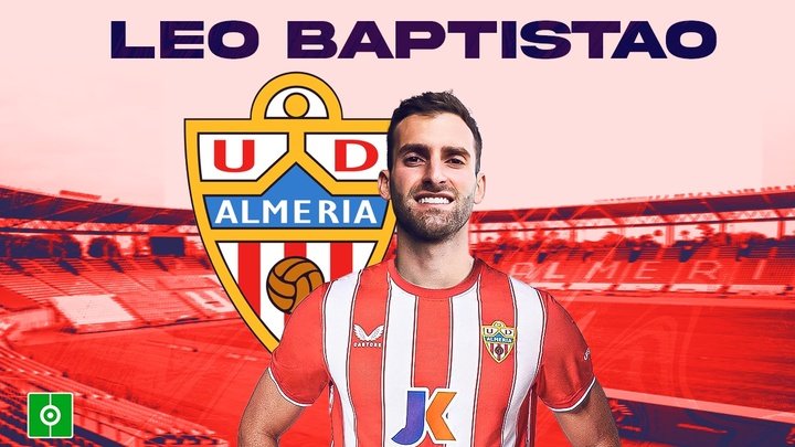 El Almería confirma el fichaje de Leo Baptistao