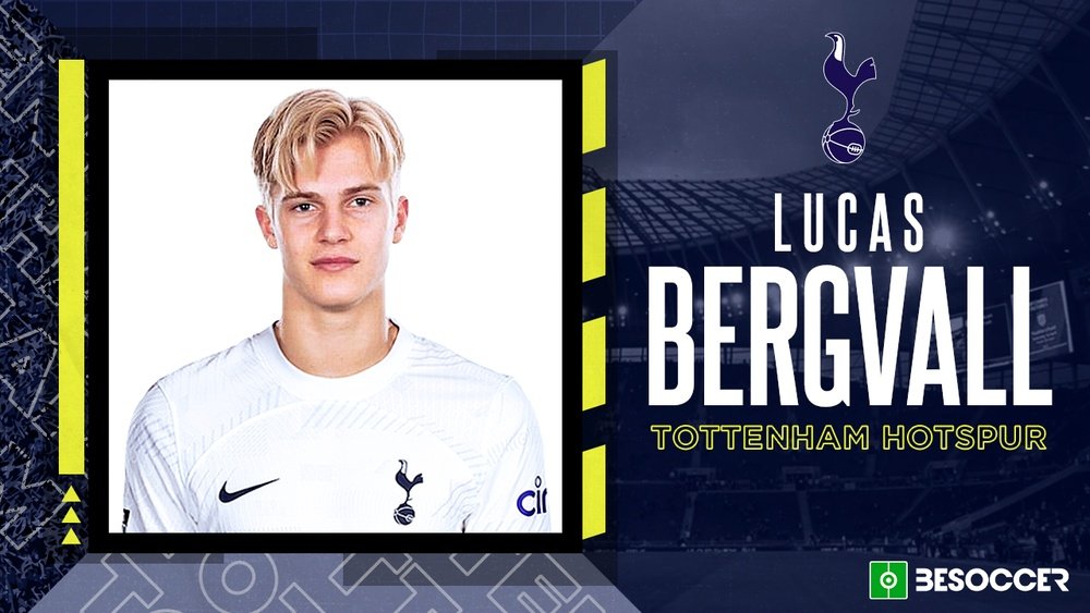 Lucas Bergvall, novo jogador do Tottenham. BeSoccer