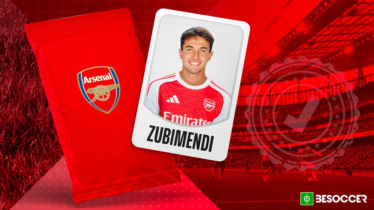Zubimendi es nuevo jugador del Arsenal. BeSoccer