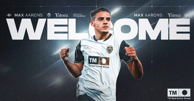 Max Aarons llega a Valencia para reforzar el lateral. ValenciaCF