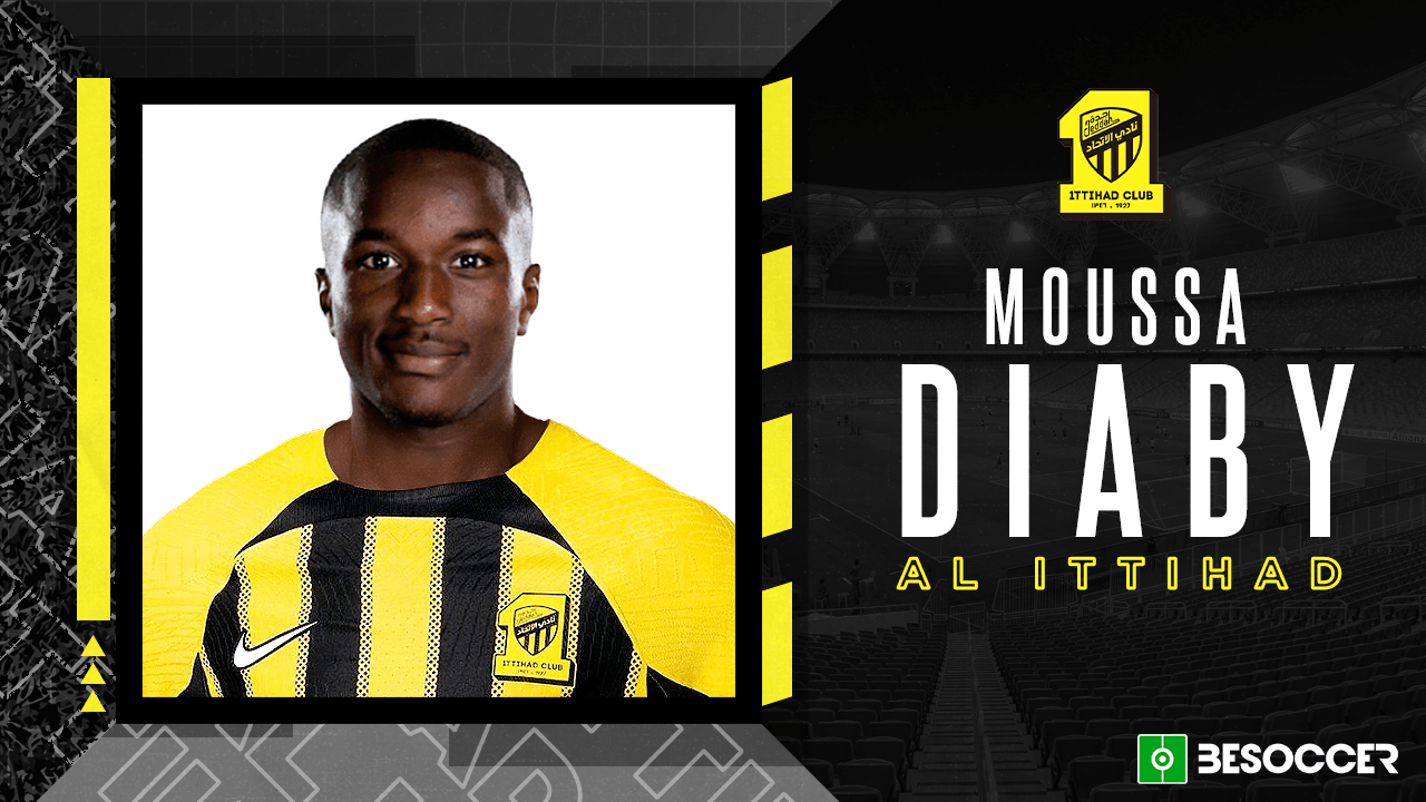 Al-Ittihad announced on Wednesday the signing of Moussa Diaby, who has signed for the Saudi club for the next five seasons. Aston Villa will receive 60 million euros for the French forward's transfer.