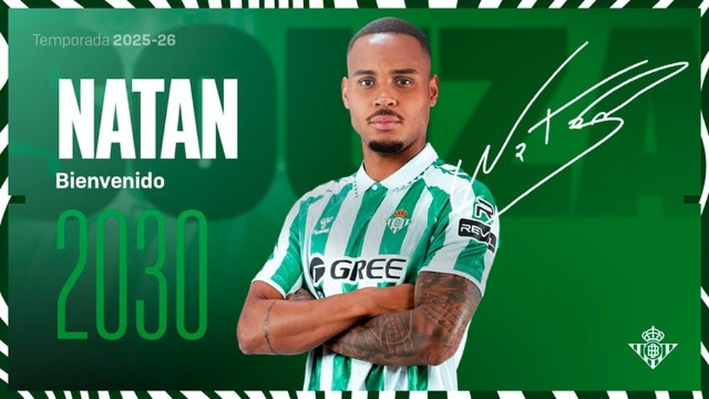 El Betis firma a Natan hasta 2030. RealBetis