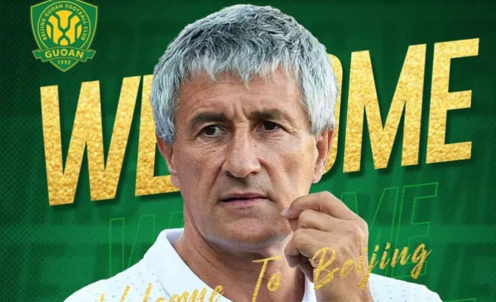 Quique Setién, nuevo entrenador del Beijing Guoan chino. BeijingGuoanFC