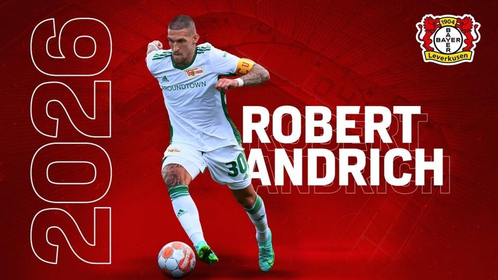 Robert Andrich, otro refuerzo más para el Bayer Leverkusen. Twitter/Bayer04fussball