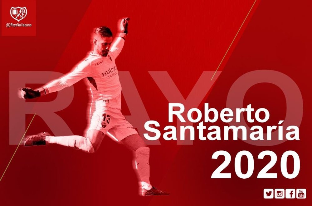 El Rayo ficha a Roberto Santamaría. SDHuesca
