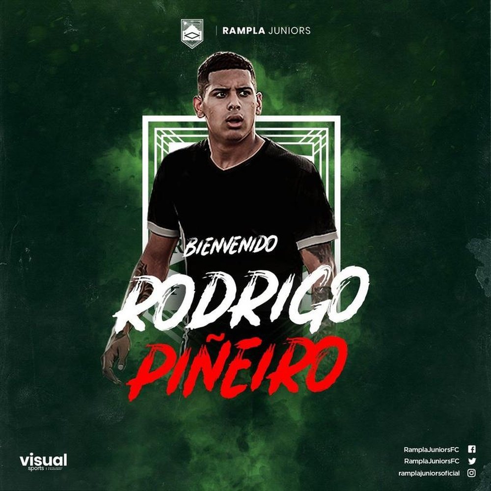Rampla Juniors incorpora a Rodrigo Piñeiro. RamplaJuniors