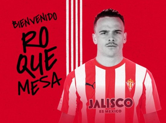 Roque Mesa, nuevo jugador del Real Sporting. RealSporting