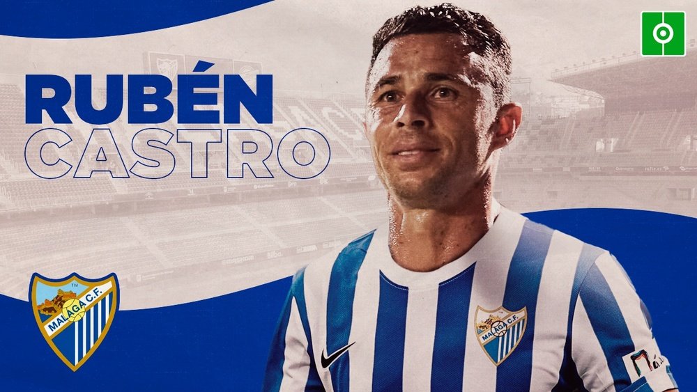 Creatividad del fichaje de Rubén Castro por el Málaga CF. BeSoccer