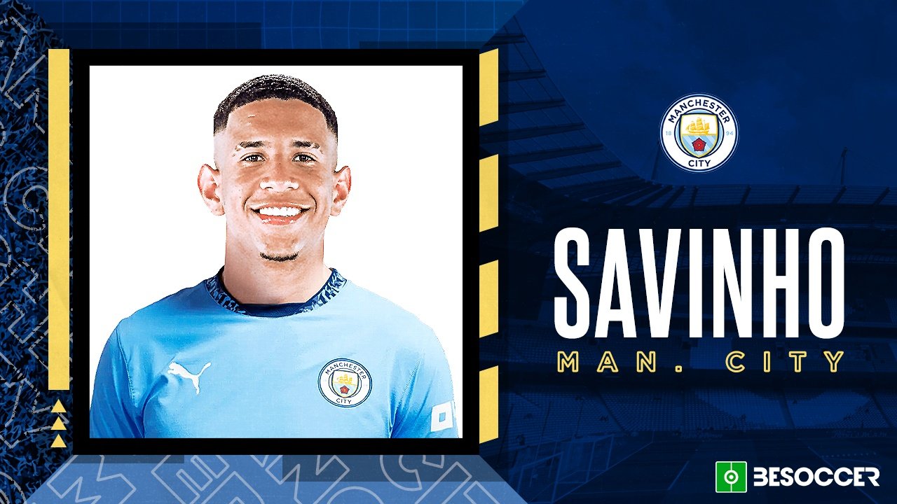 Savinho will play for Man City until 2029. BeSoccer