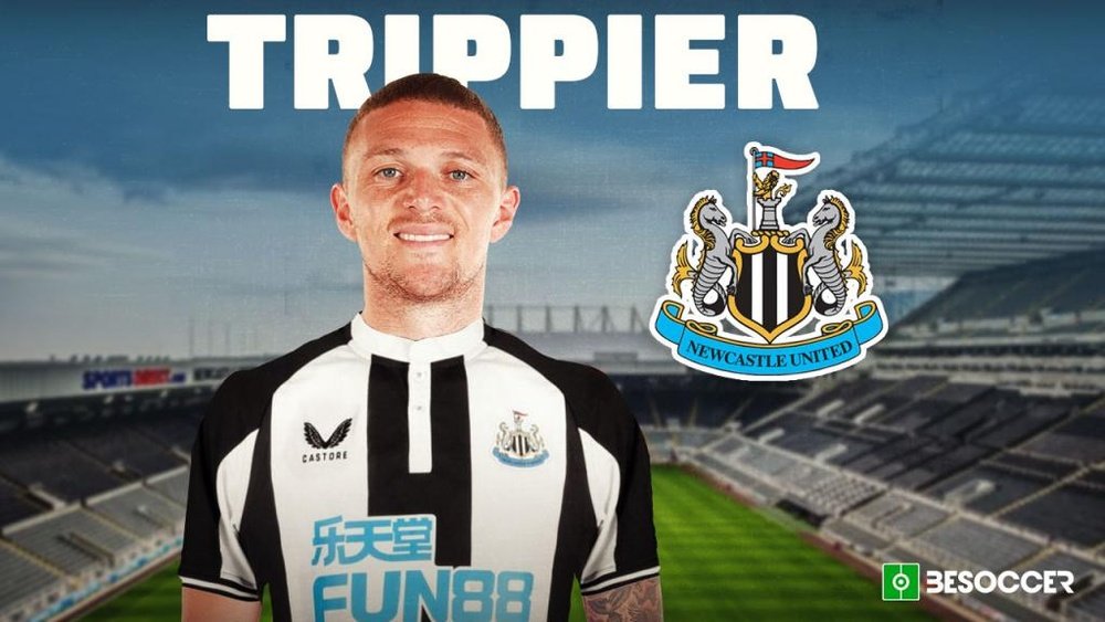 Trippier é o mais novo jogador do Newcastle. BeSoccer