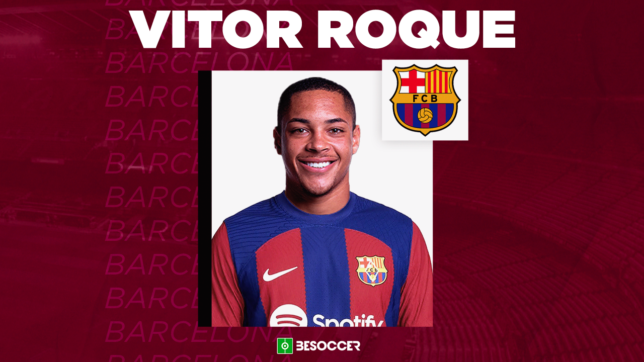 Vitor Roque officially announces his arrival at Barça