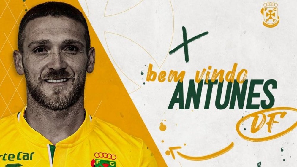 Vitorino Antunes quitte le Sporting pour Paços de Ferreira.  Twitter/Fcpf