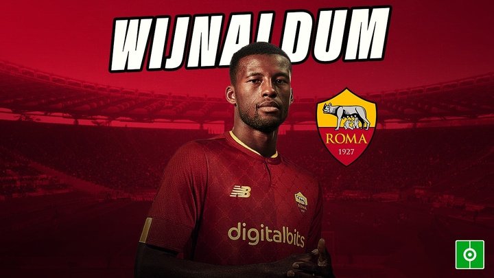 Wijnaldum, nouveau joueur de la Roma .AFP