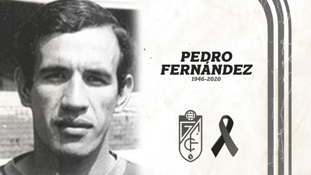 Fallece Pedro Fernández, el jugador con más partidos en Primera del Granada. GranadaCdeF