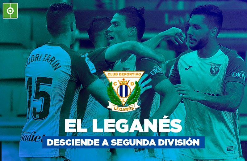 El Leganés desciende a Segunda División. BeSoccer