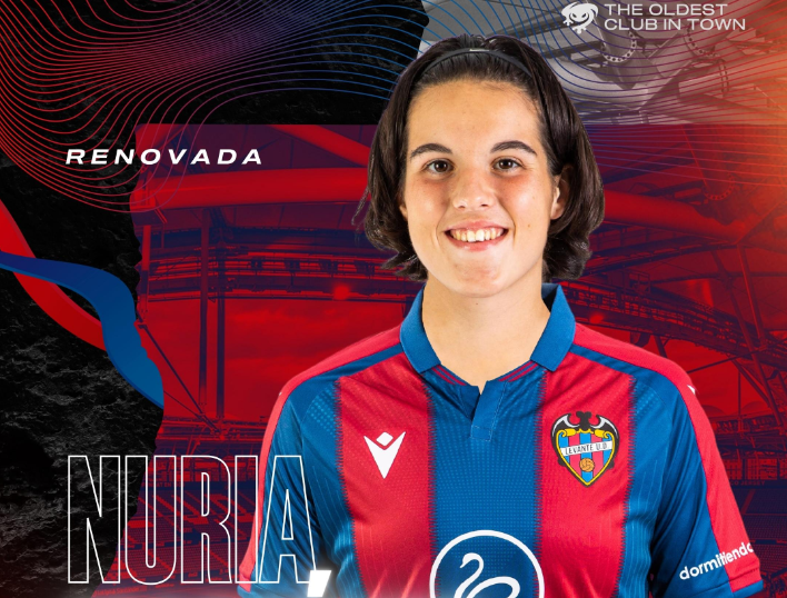 Nuria Martínez, renovada con el Levante hasta 2025