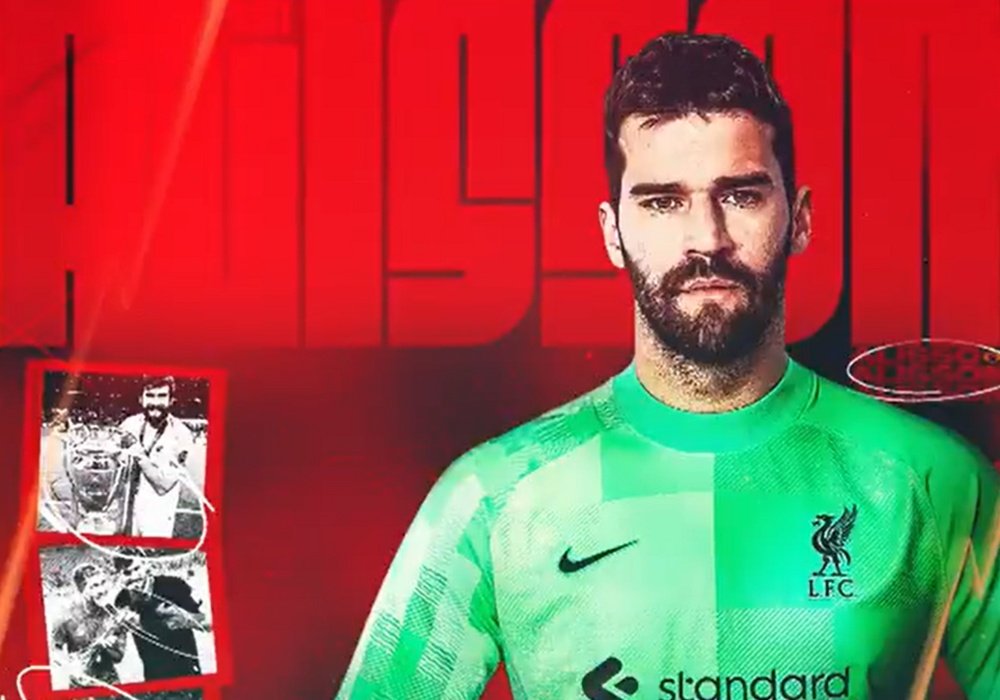 Alisson rinnova fino al 2027.Twitter/LFC