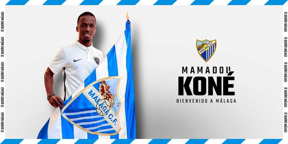 Koné llega al Málaga. MálagaCF