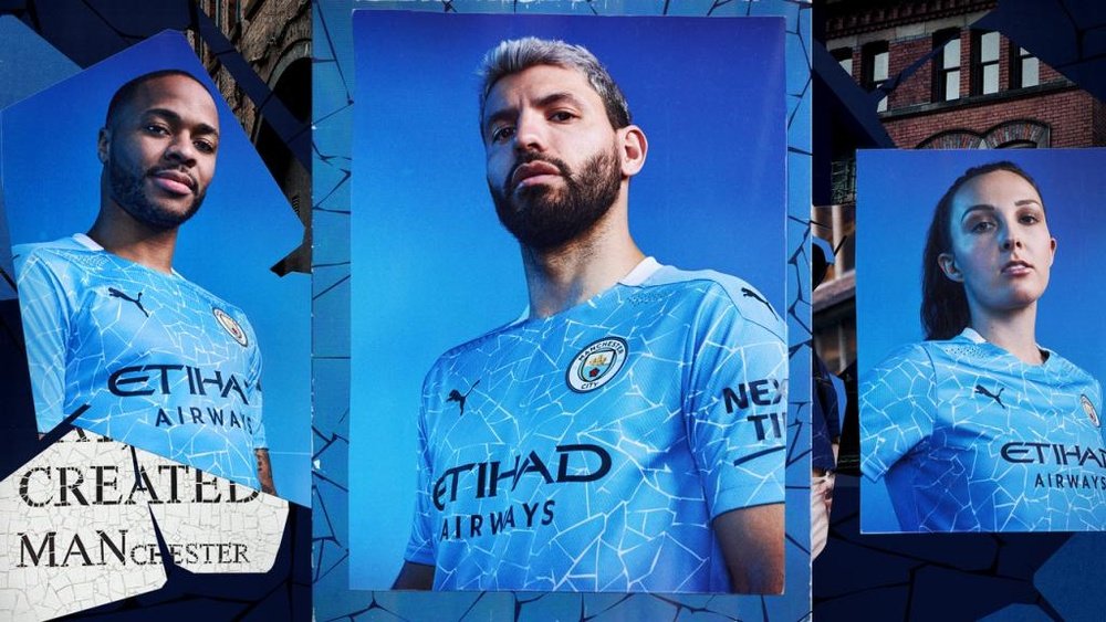 Le nouveau maillot de Manchester City. Twitter/ManCity