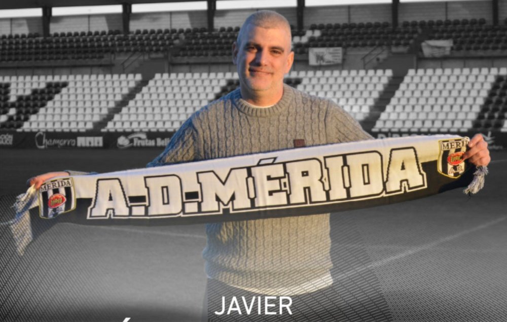 Javier de los Mozos, nuevo entrenador del Mérida. ADMérida