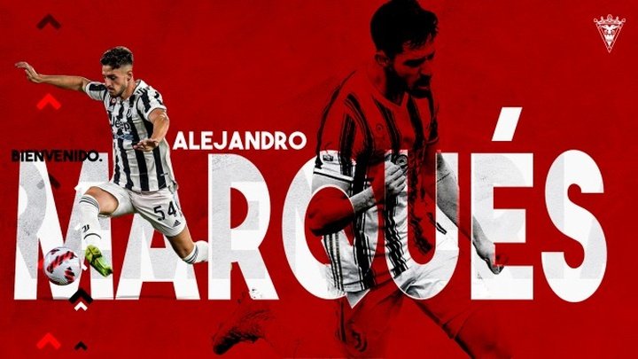 Alejandro Marqués, cedido por la Juventus al Mirandés