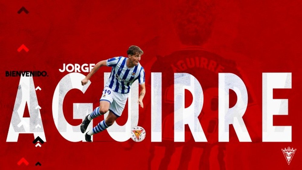 Jorge Aguirre apuntala el ataque del Mirandés. CDMirandés