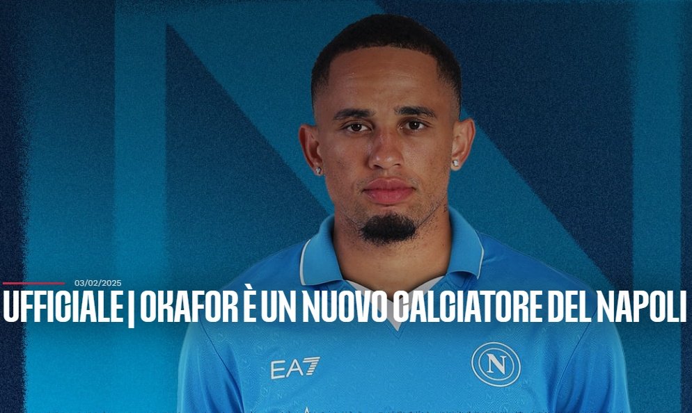 Napoli keeps an option to buy OKafor for 23 million euros. sscnapoli